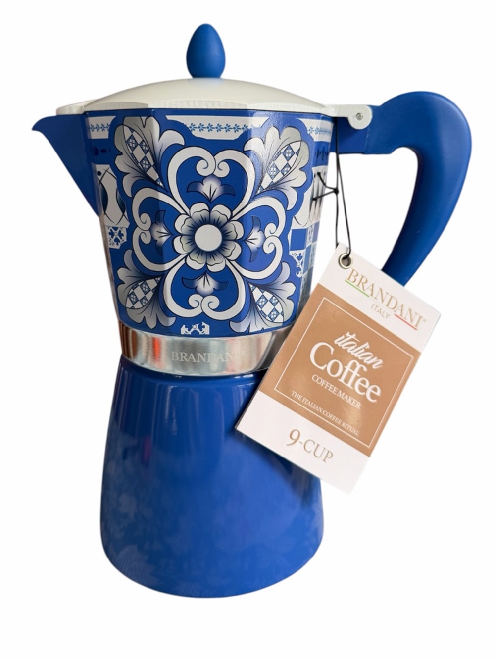☕️☕️☕️ BRANDANI ITALY 9 cup espresso coffee maker - Picture 2 of 7